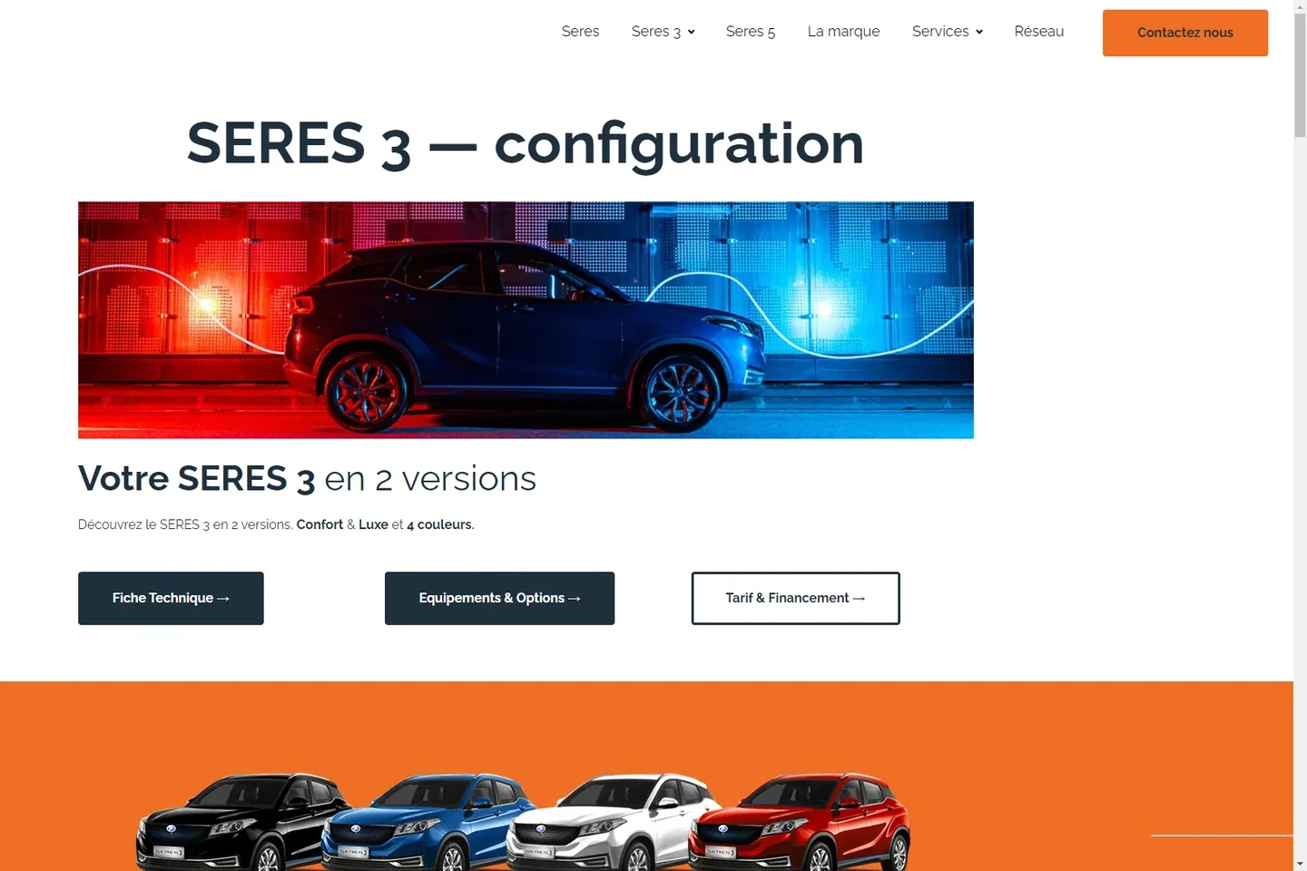 Automotive configurator interface used as real digital-platform context